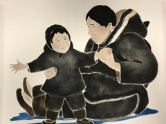 I Love You - Northern Expressions | Andrew Qappik - Print | | Canadian Indigenous & Inuit Art