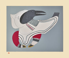 Ningeokuluk Teevee (Raven's Regalia) - Northern Expressions | Ningeokuluk Teevee - Print | | Canadian Indigenous & Inuit Art