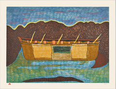Last Umiak - Northern Expressions | Ohotaq Mikkigak - Print | | Canadian Indigenous & Inuit Art