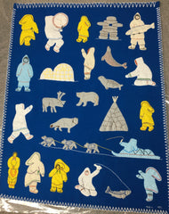 Inuit Handmade Wall Hanging - Northern Expressions | Irene Ahmakj - Gift | | Canadian Indigenous & Inuit Art