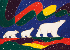Three Bears - Northern Expressions | Dawn Oman - Print | | Canadian Indigenous & Inuit Art