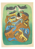 ARCTIC MENAGERIE - Northern Expressions | Meelia Kelly - Print | | Canadian Indigenous & Inuit Art
