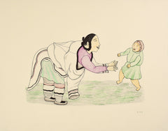 Untitled drawing by Napatchie Pootoogook - Northern Expressions | Napatchie Pootoogook - Drawing | | Canadian Indigenous & Inuit Art