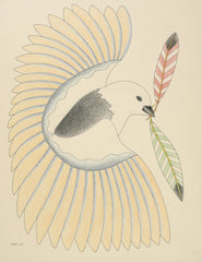 Untitled drawing by Qavavau Manumie - Northern Expressions | Qavavau Manumie - Drawing | | Canadian Indigenous & Inuit Art