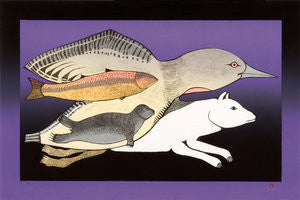 ARCTIC ENSEMBLE - Northern Expressions | Pitaloosie Saila - Print | | Canadian Indigenous & Inuit Art
