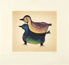 LAZY DUCK - Northern Expressions | Pitaloosie Saila - Print | | Canadian Indigenous & Inuit Art
