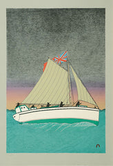 Starboard Wind - Northern Expressions | Kananginak Pootoogook - Print | | Canadian Indigenous & Inuit Art