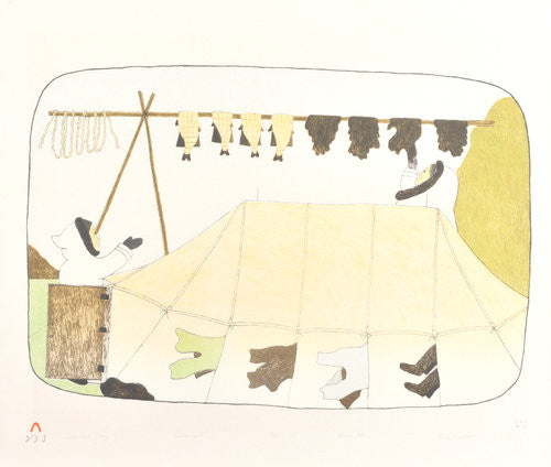 SUMMER BREEZE - Northern Expressions | Mary Pudlat - Print | | Canadian Indigenous & Inuit Art