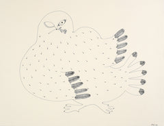 Untitled drawing by Ningiukulu Teevee - Northern Expressions | Ningiukulu Teevee - Drawing | | Canadian Indigenous & Inuit Art