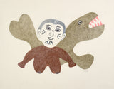 Untitled drawing by Meelia Kelly - Northern Expressions | Meelia Kelly - Drawing | | Canadian Indigenous & Inuit Art