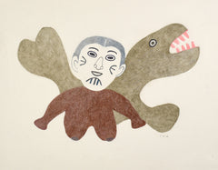 Untitled drawing by Meelia Kelly - Northern Expressions | Meelia Kelly - Drawing | | Canadian Indigenous & Inuit Art