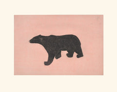 Prowling Bear - Northern Expressions | Ohito Ashoona - Print | | Canadian Indigenous & Inuit Art