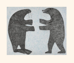Confrontation - Northern Expressions | Nuna Parr - Print | | Canadian Indigenous & Inuit Art