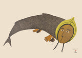 JOYFUL LOON - Northern Expressions | Ohotaq Mikkigak - Print | | Canadian Indigenous & Inuit Art