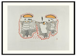 Inside our Tupik (Framed) - Northern Expressions | Ulayu Pingwartok - Print | | Canadian Indigenous & Inuit Art