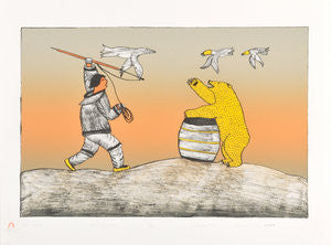THE BEAR - Northern Expressions | Soroseelutu Ashoona - Print | | Canadian Indigenous & Inuit Art
