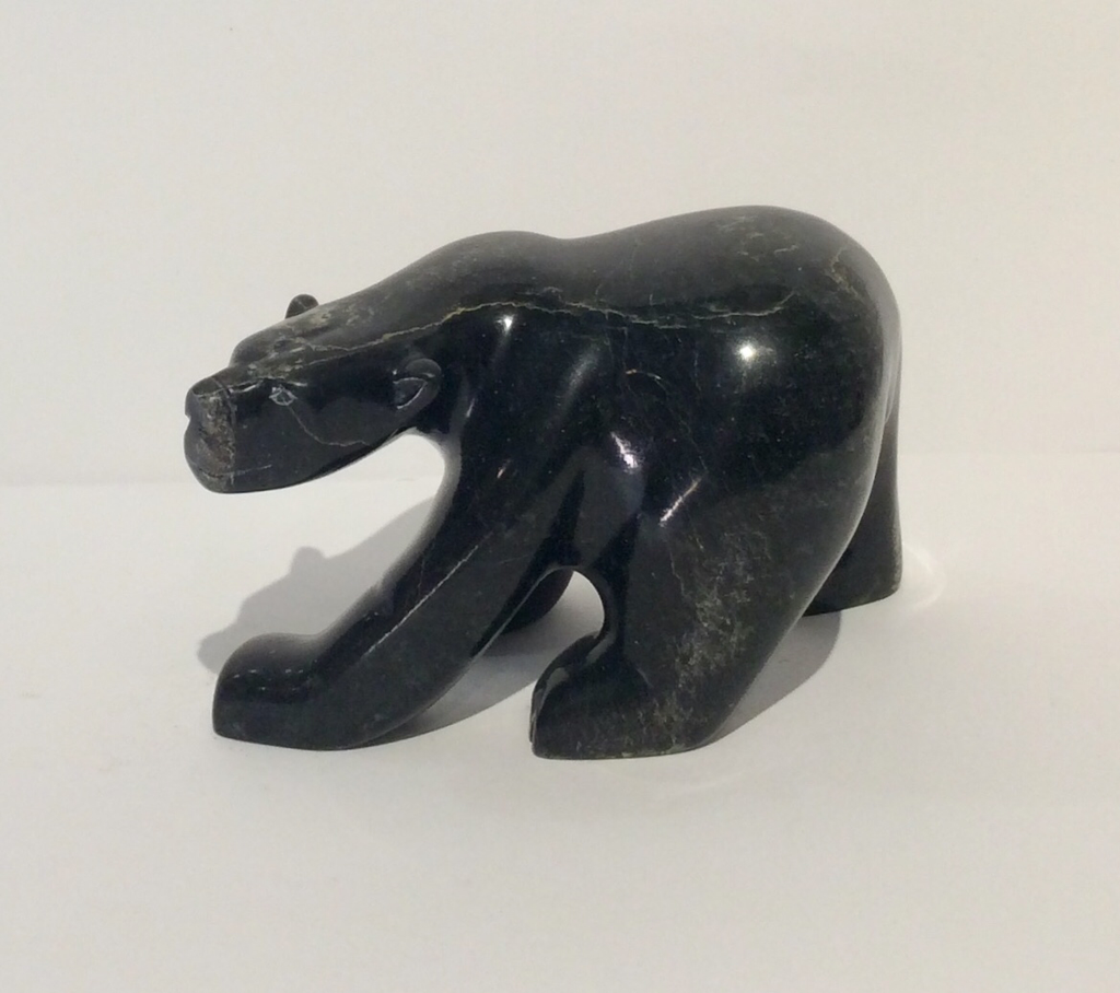 Walking Bear - Northern Expressions | Pauloosie Tunnillie - | | Canadian Indigenous & Inuit Art