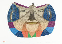 THE FACE - Northern Expressions | Oshoochiak Pudlat - Print | | Canadian Indigenous & Inuit Art