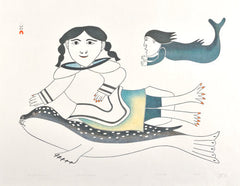 JOURNEY TO THE SEA - Northern Expressions | Eliyakota Samuellie - Print | | Canadian Indigenous & Inuit Art