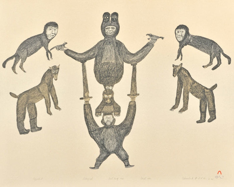 AGGAKUIT - Northern Expressions | Oshoochiak Pudlat - Print | | Canadian Indigenous & Inuit Art