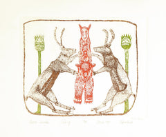 ARCTIC HERALDS - Northern Expressions | Oshoochiak Pudlat - Print | | Canadian Indigenous & Inuit Art
