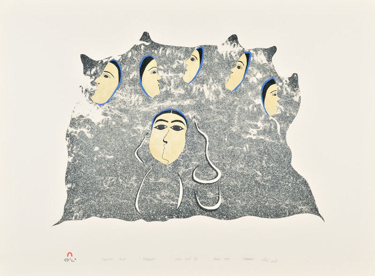 DEPARTED SOULS - Northern Expressions | Pitaloosie Saila - Print | | Canadian Indigenous & Inuit Art
