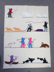 Handmade Inuit Wall Hanging - Northern Expressions | Hannah Tunguaq - Gift | | Canadian Indigenous & Inuit Art