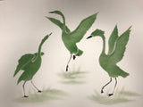 Northern Cranes - Northern Expressions | Andrew Qappik - Print | | Canadian Indigenous & Inuit Art
