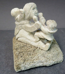 Mother and Children - Northern Expressions | Gotta Ashoona - Carving | | Canadian Indigenous & Inuit Art