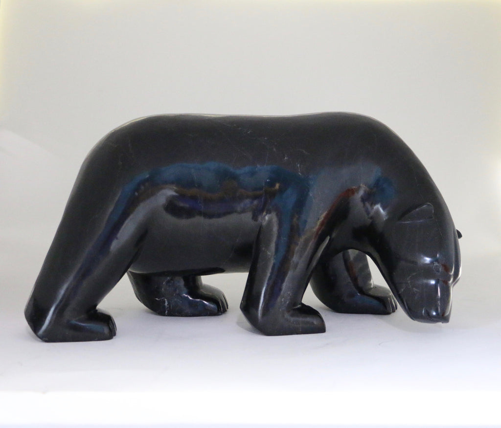 Walking Bear - Northern Expressions | Kooyoo Peter - Carving | | Canadian Indigenous & Inuit Art
