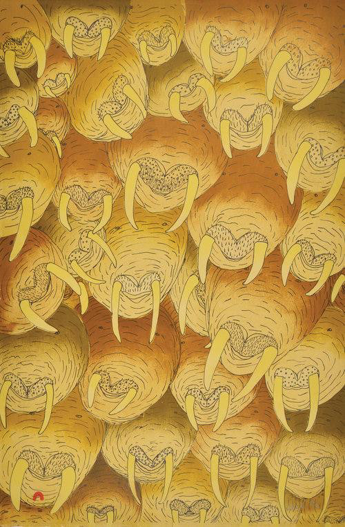 Walruses - Northern Expressions | Shuvinai Ashoona - Print | | Canadian Indigenous & Inuit Art