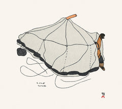 Namonai’s Tent - Northern Expressions | Shuvinai Ashoona - Print | | Canadian Indigenous & Inuit Art