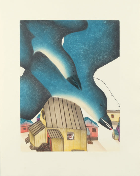 TULUGAK’S VIEW - Northern Expressions | Ningeokuluk Teevee - Print | | Canadian Indigenous & Inuit Art