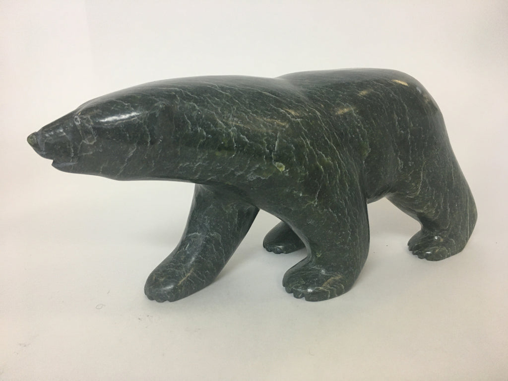 Walking Bear - Northern Expressions | Allan Shiutiapik - Carving | | Canadian Indigenous & Inuit Art