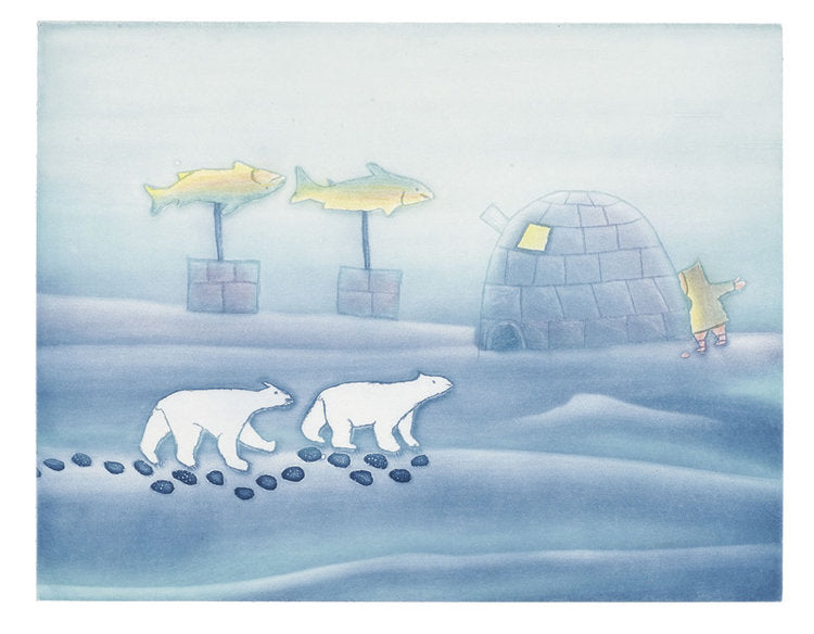WINTER - Northern Expressions | Papiara Tukiki - Print | | Canadian Indigenous & Inuit Art