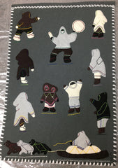 Inuit Handmade Wall Hanging - Northern Expressions | Selina Lootna - Gift | | Canadian Indigenous & Inuit Art